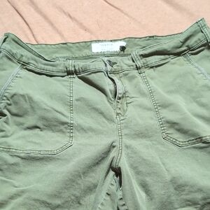 Torrid Olive Green Women's Cargo Shorts